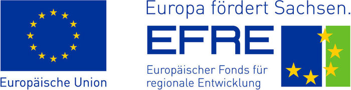 Europäische Union - Europa fördert Sachsen. EFRE Europäischer Fonds für regionale Entwicklung
